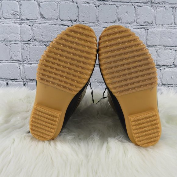 New - Women's Ariel Ankle Rain Boots - Tan/Navy - Picture 2 of 4